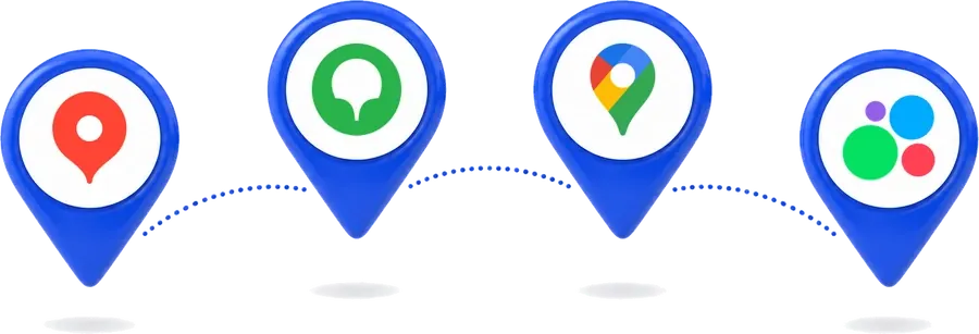 Площадки продвижения: Яндекс Карты, 2ГИС, Google Maps и Авито